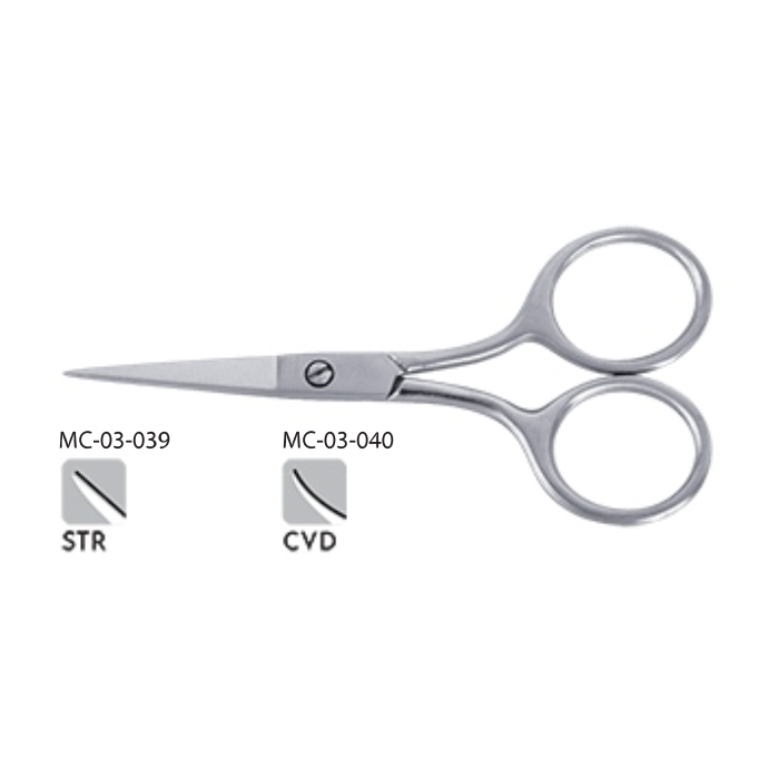 Nail Scissors Black Glitter Coating