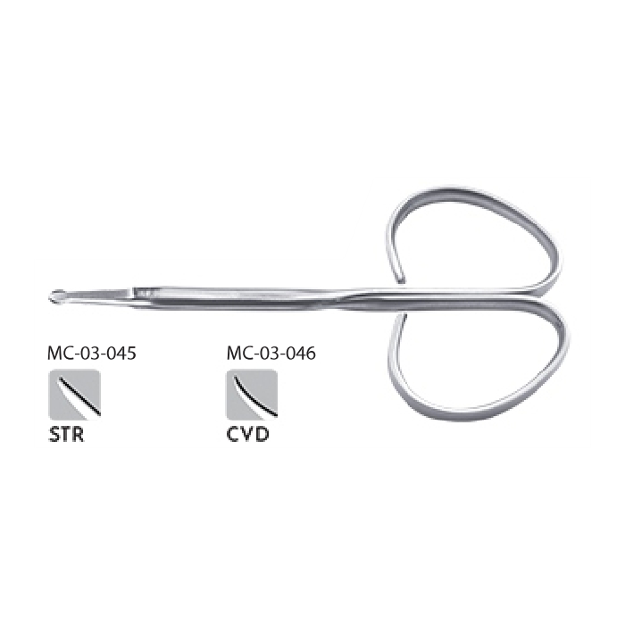 Round Petition Nail Scissors
