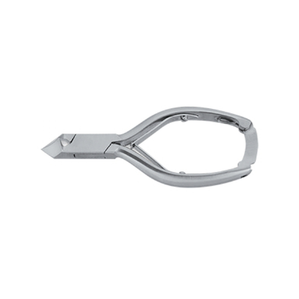 Toe Nail Cutter Moon Shaped With Back Lock Stainless Steel